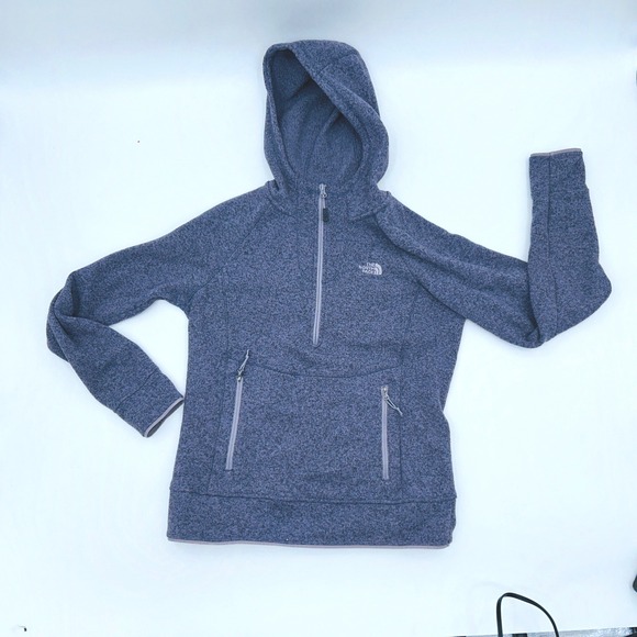 The North Face Fleece Hoodie M 1/4 Zip Pullover Gorpcore Athleisure Women - Picture 2 of 9